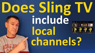 Does Sling TV have local channels What does Sling include and not include [upl. by Yelroc568]