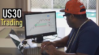 How To Day Trade US30 Step By Step For Beginners  Simple Trading Guide [upl. by Aiekal]