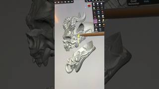 Creality Raptor 3D scanning mixed with 3d sculpting in Nomad On IPad 3d printing right now [upl. by Ellehcram685]