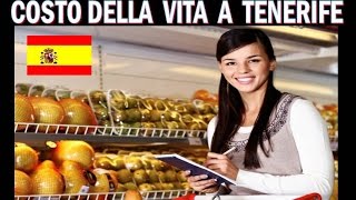 COSTO DELLA VITA a TENERIFE spesa al supermercato [upl. by Ainerol607]