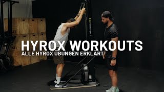 HYROX  Alle Workouts ERKLÄRT  TECHNIK [upl. by Rasure115]