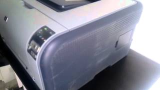 Impresora HP color LaserJet CP1515n [upl. by Bremen659]