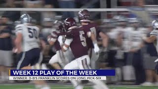 DobynsBennett picksix voted Best Play of the Week [upl. by Chadwick120]