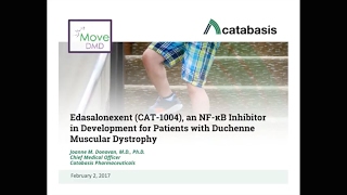 Webinar MoveDMD Trial Catabasis Provides Update  February 2017 [upl. by Chita]