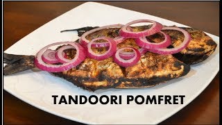 TANDOORI POMFRET RECIPEPomfret RecipeTandoori Pomfret Resturant StyleGrilled Fish Recipe [upl. by Pearle]