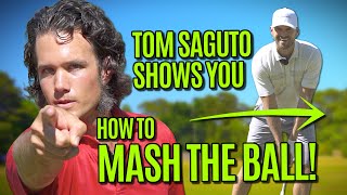 Tom Saguto Shows You How To Mash The Ball  Clean Contact Every Time [upl. by Leakim]