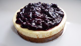 Baked Blueberry Cheesecake [upl. by Aihsia]