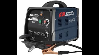 Campbell Hausfeld MIGFlux Core Welder 120 Amps with Accessories DW313000 Product Review [upl. by Haneehs]