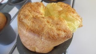 POPOVERS  How to make Basic POPOVERS Recipe [upl. by Aiello]