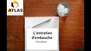 Dialogue  Lentretien dembauche  Vendeur [upl. by Ardnuek]