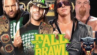 DX vs Hart Foundation World Tag Team Championship WCW Fall Brawl [upl. by Notsob]