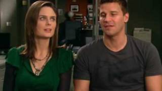 Emily Deschanel and David Boreanaz interview [upl. by Kuth932]