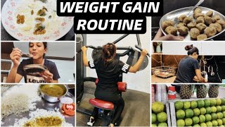 My MUSCLE  WEIGHT 💪 Gain Routine ✨ Healthy amp Realistic Meals for everyone 😋 [upl. by Howland464]