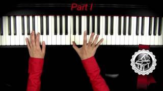 CPEBACH  Solfeggietto No2 in C minor Piano Tutorial SLOW part 1 [upl. by Annahpos]