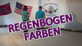 Regenbogenfarben Line Dance Demo amp Teach [upl. by Hsur]