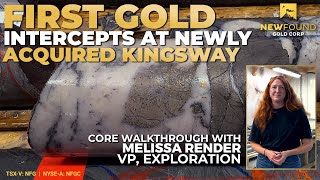 New Found Gold “First Gold Intercepts at Newly Acquired Kingsway Zone” TSXV NFG NYSEA NFGC [upl. by Sagerman]