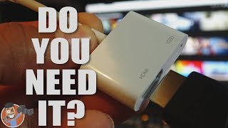 Apple Lightning Digital AV Adapter  Should You Save Your Money [upl. by Ehtylb]