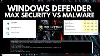 Windows Defender Maximum Security vs Malware [upl. by Coryden]