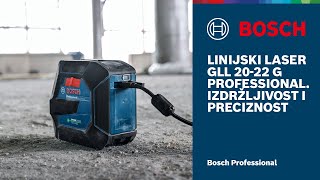 Preciznost i pouzdanost detalji o linijskom laseru Bosch GLL 2022 G Professional [upl. by Barna434]