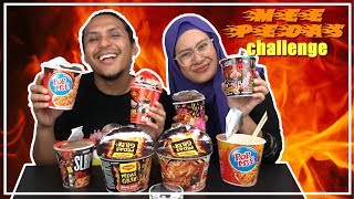 cabaran MEE PEDAS ft Kekti Mazlan  SAMYANG MEGGI PEDAS GILER DAEBAK GHOST PEPPER [upl. by Htebezile]