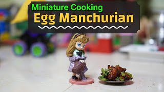 Egg Manchurian miniaturecooking recipe [upl. by Annirac]