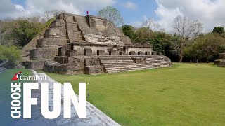 Altun Ha Mayan Site amp River Wallace in Belize  Carnival Shore Excursions  Carnival Cruise Line [upl. by Sheya]