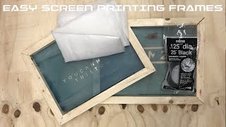 DIY Screen Printing Frames [upl. by Tore919]