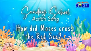 How did Moses cross the Red Sea  Sunday School Action Song  HOREB Prayer House [upl. by Persas830]