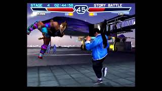 Tekken 4 PlayStation 2 Story Battle as King [upl. by Tra]