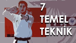 Olduğun Yerde 7 Temel Teknik Çalışması  Online Karate Dersleri Ekran Karşısına Geç ve Uygula [upl. by Watanabe836]