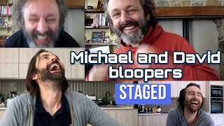 Michael Sheen and David Tennant  Staged Bloopers [upl. by Swiercz]