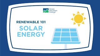 Renewable Energy 101 How Does Solar Energy Work [upl. by Gurias]