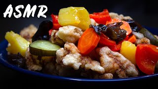 ASMR The Crunchiest Tangsuyuk  Korean Sweet amp Sour Pork [upl. by Atsedom657]