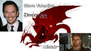 Dragon Age Origins Sounds  Companion Dialogue Alistair01 [upl. by Pippas]