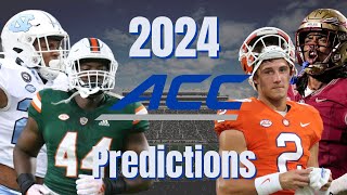 Predicting EVERY TEAM In The ACC For The 202425 Season [upl. by Sarina]