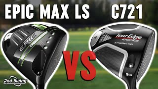 Golf Drivers Comparison  Tour Edge Exotics C721 vs Callaway Epic Max LS [upl. by Esinwahs]