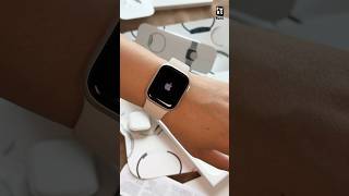 ✨⌚️ Unboxing Apple Watch Series 9 41mm with Sport band Starlight color [upl. by Orimisac]