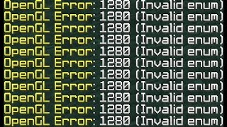 How to fix OpenGL Error 1280 Invalid enumMinecraft java 1171 [upl. by Jutta]