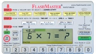 FlashMaster® Math Tables What It Does and How It Works to Teach Math Facts BUT see new free App [upl. by Gizela]