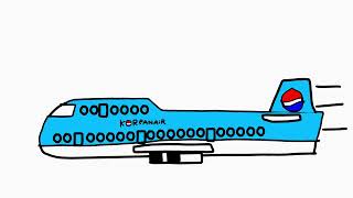 Korean Air Flight 801 in countryballs reanimated [upl. by Johann461]