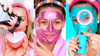 💗💦AT HOME FACIALS✨💜 SKINCARE COMPILATION 2020  Victoria Lyn [upl. by Aseek]