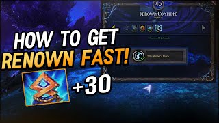 Shadowlands How To Gain Renown SUPER FAST Guide amp How It Works [upl. by Esten]