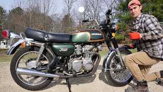 1972 Highly Desirable Honda Motorcycle Sat Years Untouched [upl. by Alphonsa]