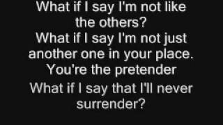 Foo fighters  The Pretender with lyrics [upl. by Egor]