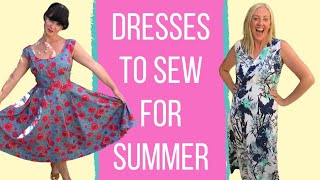 Sewing Summer Dresses  Sewing Dresses For Women  Easy Dress Patterns For Beginners [upl. by Mabel]