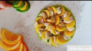 Bain Marie Sea ​​Bream with Citrus Marinade Mango amp Wild Rose Powder [upl. by Cuthbertson]