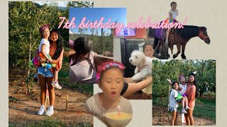 Stella’s 7th birthday vlog💕🎂🥳 [upl. by Abbotsen610]