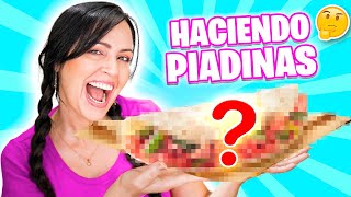 SABES QUÉ SON LAS PIADINAS 🤔 AREPAS o TACOS 🔥 Sandra Cires Play en Italia [upl. by Swaine]