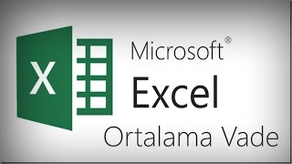 Excel İle Ortalama Vade Hesaplama [upl. by Ueihtam]