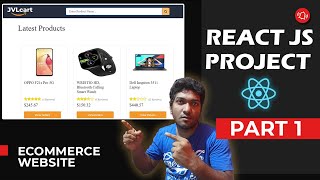 React JS Ecommerce Website in Tamil  Part 1 [upl. by Aalst]